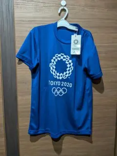 東京2020オリンピックTシャツ 青asics150cm子供服のサムネイル