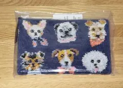 新品】フェイラーFEILERラブラリードギー フラット ポーチネイビー犬