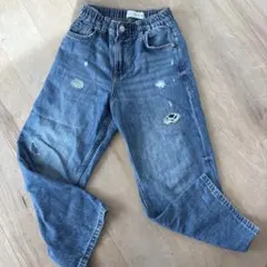 ZARA デニム　134cm ザラ　ダメージジーンズ