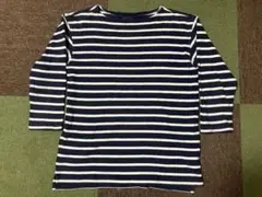 【最終価格】GAP ボーダーカットソー　メンズMサイズ　七分袖　Tシャツ　ロンT