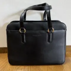 marie claire ブラック ビジネスバッグ
