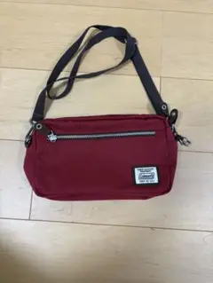 Coleman ワインレッドボディバッグショルダーバッグ ポシェット