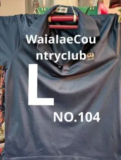 waialae country club ポロシャツ ネイビー L　NO.104