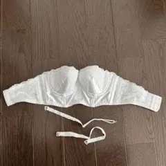 AMOSTYLE ホワイト ブライダルインナー ブラジャー B65