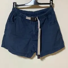 グラミチ　紺　ネイビー　アウトドア　ショーツ　海　山　川