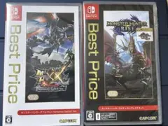 任天堂スイッチ ソフト モンスターハンター2種 コード未使用