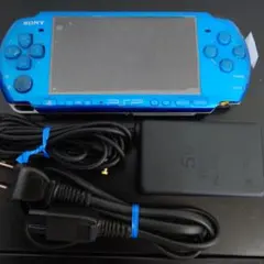 ∞*様 ジャンク品　SONY PSP 本体 青 + ACアダプター