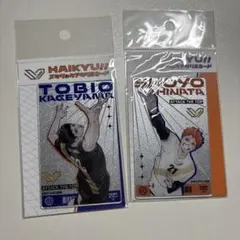 ハイキュー!! メタリックアクリルカード　日向翔陽　＜SVリーグ＞　影山飛雄