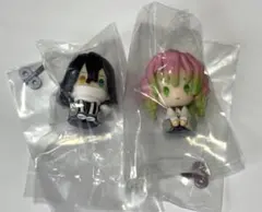 【匿名配送】鬼滅の刃 ぺたっとねじまきますこっと 伊黒小芭内 甘露寺蜜璃