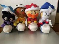 アンパンマン キャラクターぬいぐるみ 4体セット