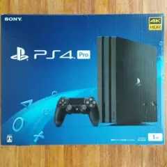 【ほぼ未使用】PS4 Pro 1TB Jet Black 本体