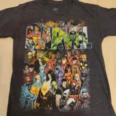海外限定 マーベル marvel 映画Tシャツ ムービーTシャツ 灰 M