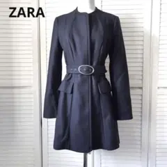 ロングコート ノーカラージャケット