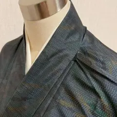 KJ3117 大島紬 身丈144cm 着物 正絹のサムネイル