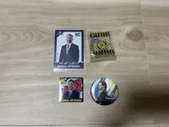 信州ブレイブウォリアーズ　勝久マイケルHC カード、キーホルダー、缶バッチ