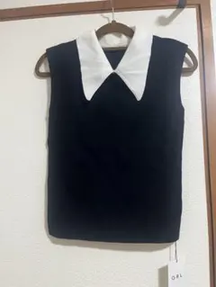 GRL 襟付きノースリーブセーター Mサイズ