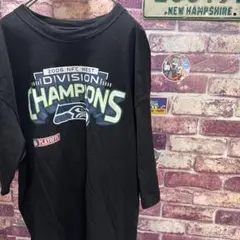 半袖シャツ Tシャツ Reebok ブラック NFL シアトル・シーホークス