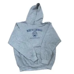 無地パーカーグレー