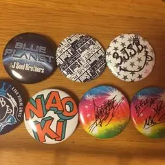 EXILE 三代目 缶バッチセット 小林直己 山下健二郎 NAOTO