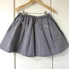 【美品】miu miu フレアミニスカート グレー 38のサムネイル