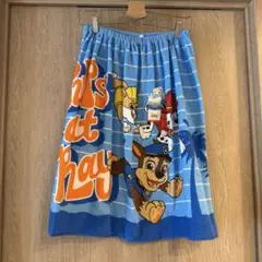 【新品】パウパトロール　プールタオル　ラップタオル　巻き巻きタオル