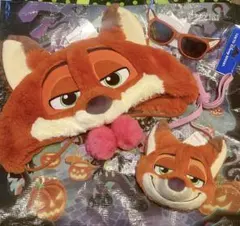 【24h以内発送】新ズートピア　ニック　ファンキャップ　サングラス　ショルダー