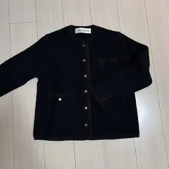 THE SHINZONE KNIT JACKET ブラックのサムネイル