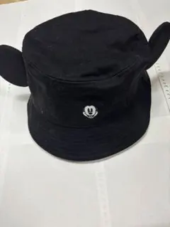 ミッキー　耳付き　バケットハット　バケハ