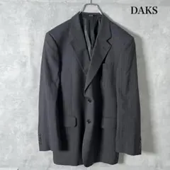 DAKS London ストライプ ウール ２B テーラードジャケット N790のサムネイル