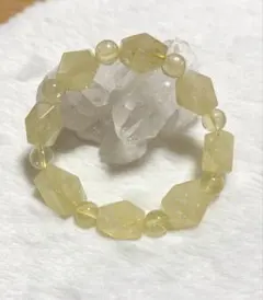 E083.レモンクォーツ ブレスレット