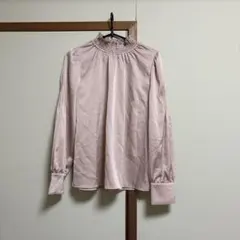 NATURAL BEAUTY BASIC 長袖ブラウス ピンク M