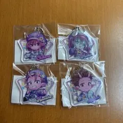 ミルキーサブウェイ まるくじ アクリルキーホルダー 4点セット