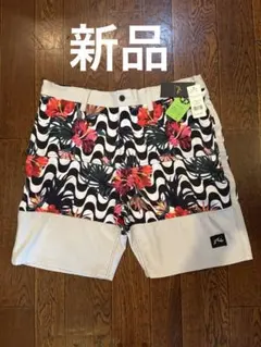 RUSTY メンズ ショートパンツ ハーフパンツ 花柄のサムネイル