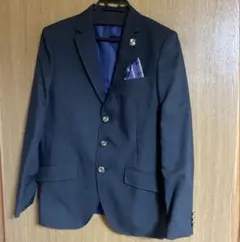 165サイズ ダークネイビー ストライプ スーツジャケット