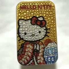 新品未使用 ハローキティ　ラインストーン　スライド缶ケース