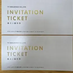 VT HOLDINGS 招待券 2冊セット