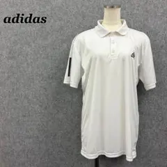 adidas AEROREADY 3ストライプ ポロシャツ 白 L メンズのサムネイル