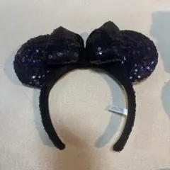 ミニーマウススパンコールカチューシャ
