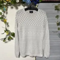 メンズ 美品 NICOLE CLUB FOR MEN ニット セーター Mサイズ