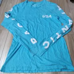 AMERICAN EAGLE OUTFITTERS 水色 長袖カットソー S