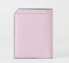二つ折り財布 パープル レザーのサムネイル