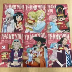 ONE PIECE Thank You x Chana クリアファイル6枚セット