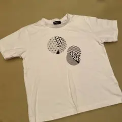 COMME CA ISM 幾何学模様 Tシャツ 120A