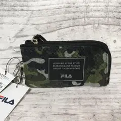 ＦＩＬＡ(フィラ)　ポリラバーワッペン リール付キーケース 迷彩