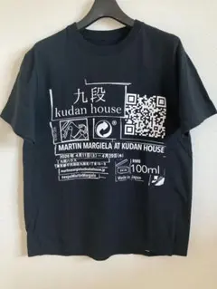 マルジェラ展 九段ハウス xxxxs tシャツ ブラック 展覧会リーフレット