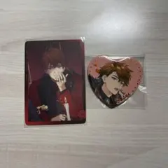 3SKM 1周年カード バレンタイン ハート型缶バッジ 北見遊征