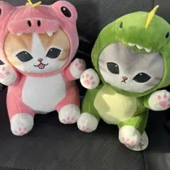 モフサンド　　かいじゅうにゃんBIGぬいぐるみ　　全2種セット