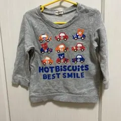 HOT BISCUITS 車とクマのトレーナー