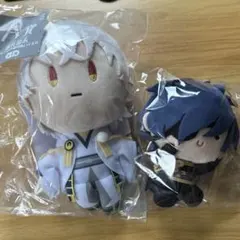 んまほっぺ　ぬいぐるみ　燭台切光忠　御伴散歩　くじ　A賞　鶴丸国永　カラビナ付き