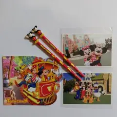 東京ディズニーリゾート トゥーンタウン ノート 鉛筆 ポストカード